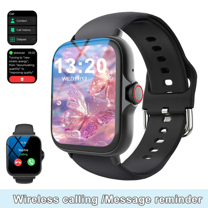 Smart watch with full touch screen, call, message reminder.