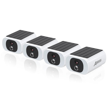 2/3/4 PCS Outdoor Wireless WIFI Security Camera 2.4G 3MP Battery Solar, 
Local Alarm