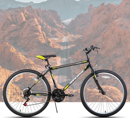 24, 26-inch, 21 Speed Unisex, Adult Mountain Bike