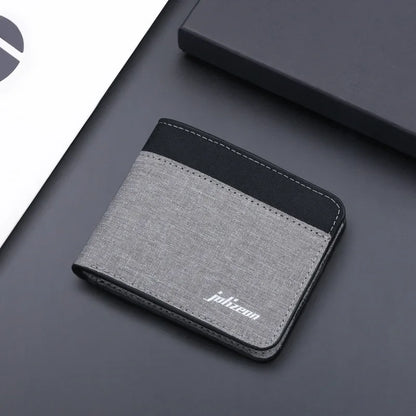 Canvas Credit Card Holder Wallet