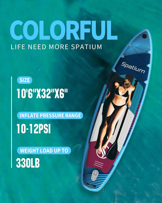 Inflatable Stand Up Paddle Board with a Supplemental Board for Adults