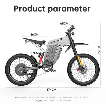 Adult Off-Road X21 Max EMotorcycle 3000W 60V30AH
