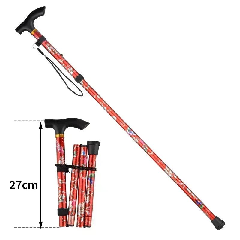 Outdoor Folding Telescopic Walking Sticks