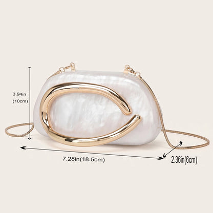 Women's Fashion Luxury Evening Clutch, Shoulder, Crossbody Handbag