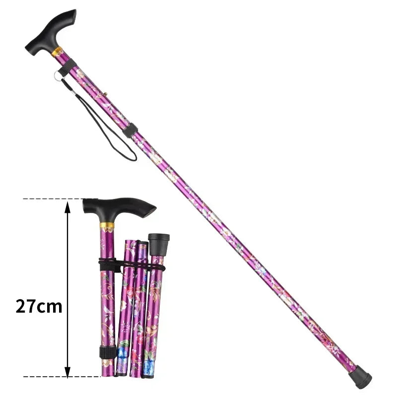Outdoor Folding Telescopic Walking Sticks