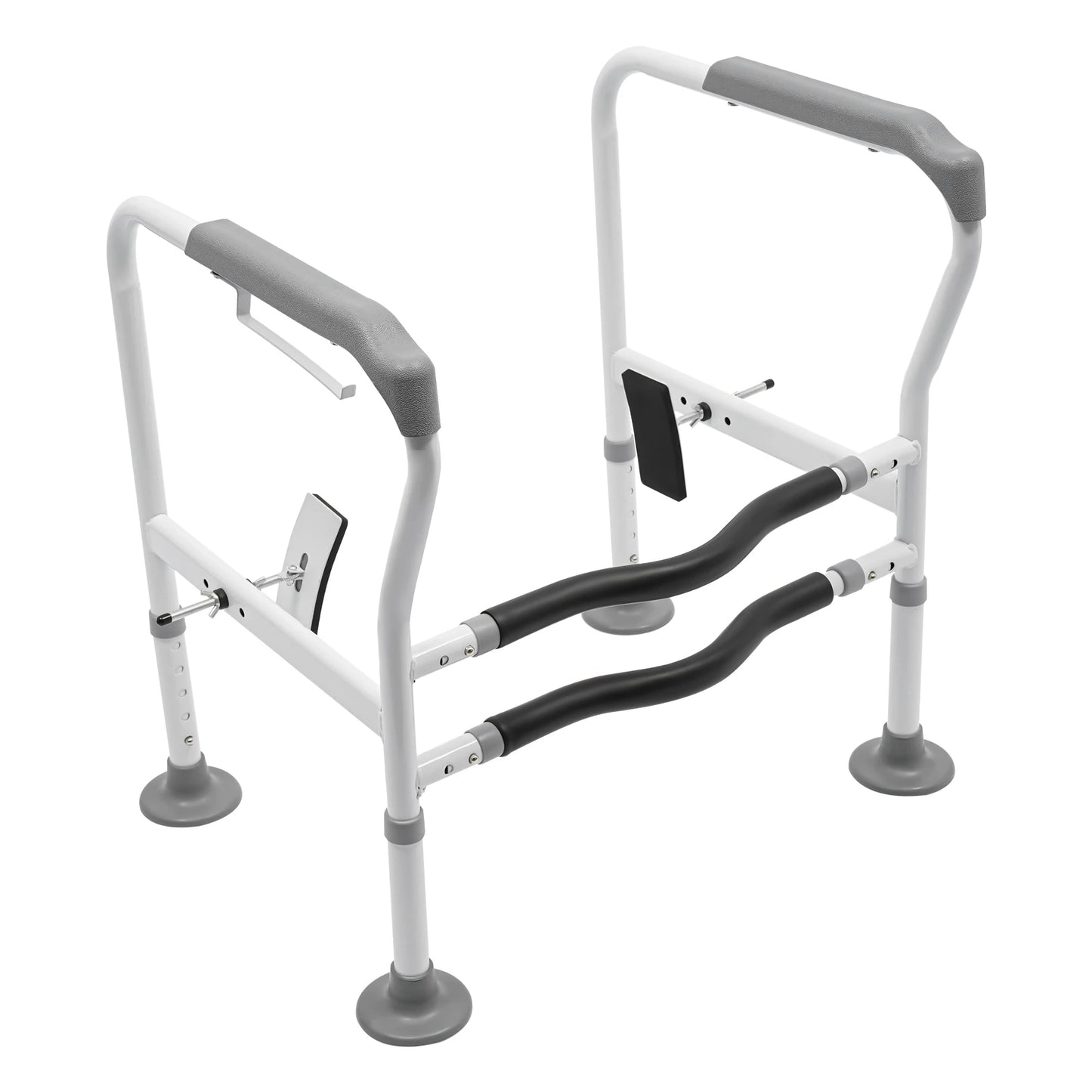 Adjustable Height Toilet Safety Rails, Bathroom Safety Frame