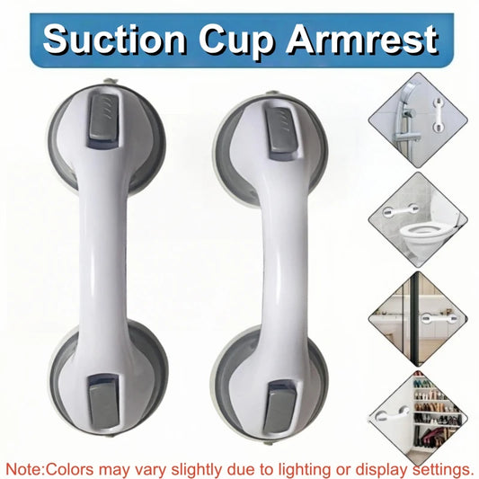 Dual Locking Suction Cup Bathroom Safety Grab Bars