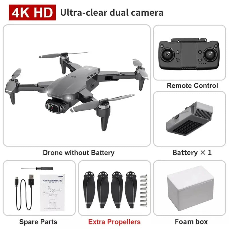 Drone L900 Pro 4K Professional 5G GPS HD Dual Camera Photography Distance 1.2KM