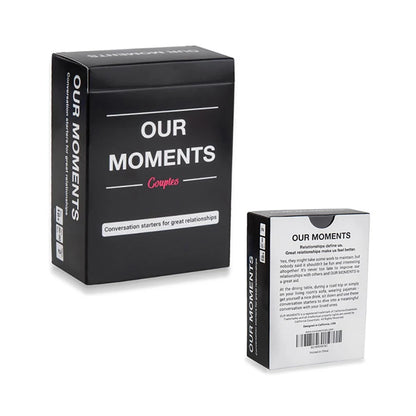 OUR MOMENTS Couples Card Game