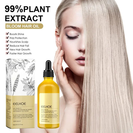60 ML Dense Hair Essential Vegan Oil, Repairs Hair Damage