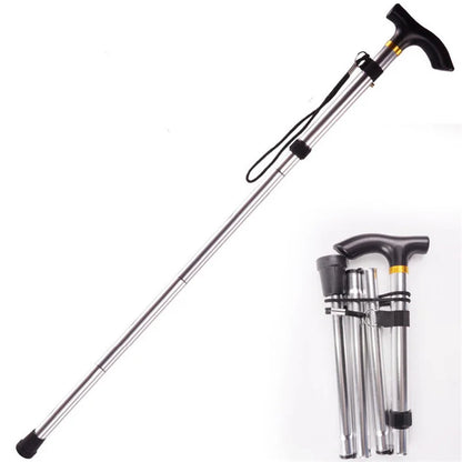 Multifunction Telescopic Foldable Walking Stick