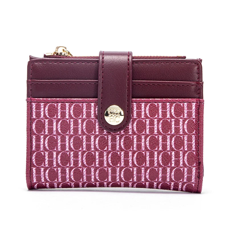 Classic Retro Men's and Women's Universal Wallet Letter Printed Portable Wallet