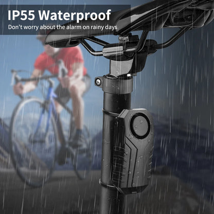 Bike Anti-Theft Alarm With Rechargeable Remote