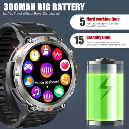 KE3 Bluetooth Call Men's Smart Watch