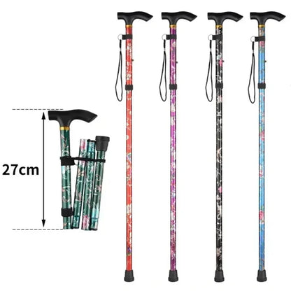 Outdoor Folding Telescopic Walking Sticks