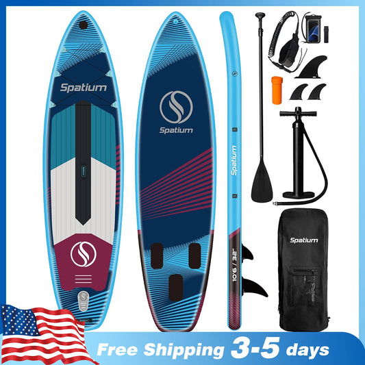 Inflatable Stand Up Paddle Board with a Supplemental Board for Adults