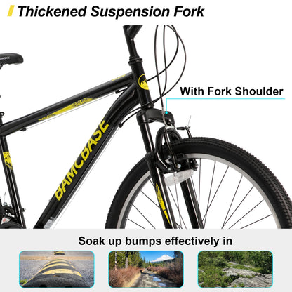26 27.5 Inch, 21 Speed, Men Women's Mountain Bike