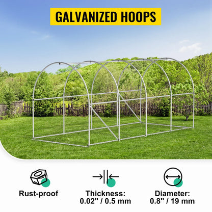 Greenhouse & 15x7x7/10x7x7/20x10x7/12x7x7 ft & Cold Frames