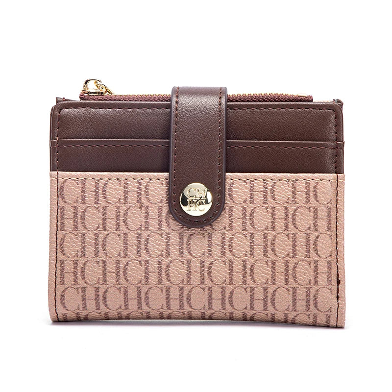 Classic Retro Men's and Women's Universal Wallet Letter Printed Portable Wallet