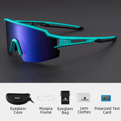 Cycling Glasses, UV400 Photochromic Polarized Lens