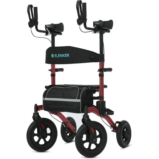 All-Terrain Standup Rollator Walker with Seat