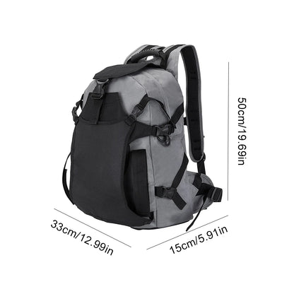 30L Outdoor Waterproof Ski/Skating Storage Backpack for Protective Gear
