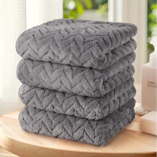 Ultra Soft Solid Color 4 Pc Towel Set