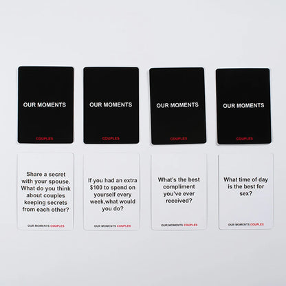 OUR MOMENTS Couples Card Game