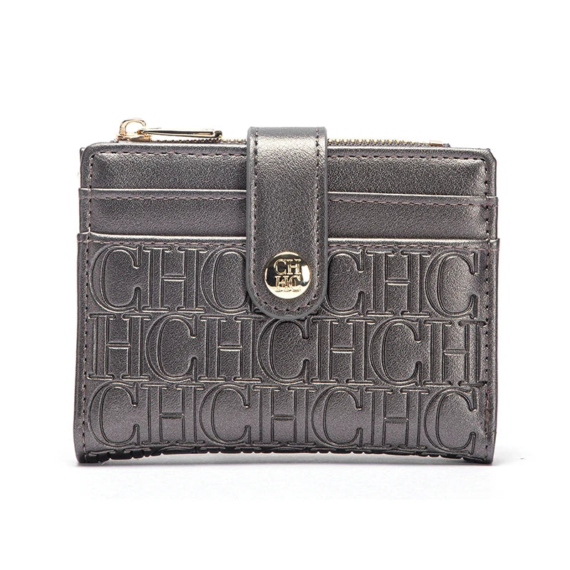 Classic Retro Men's and Women's Universal Wallet Letter Printed Portable Wallet