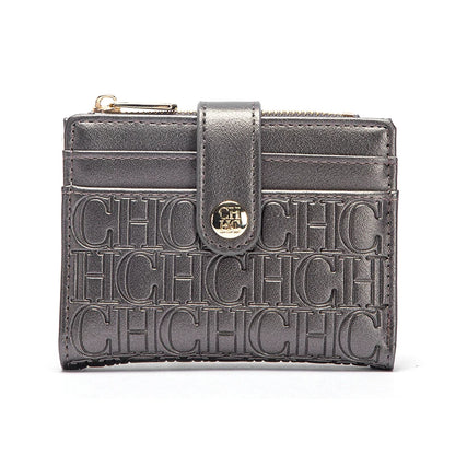 Classic Retro Men's and Women's Universal Wallet Letter Printed Portable Wallet