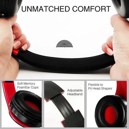 2025 Upgraded Wireless Bluetooth Headphones