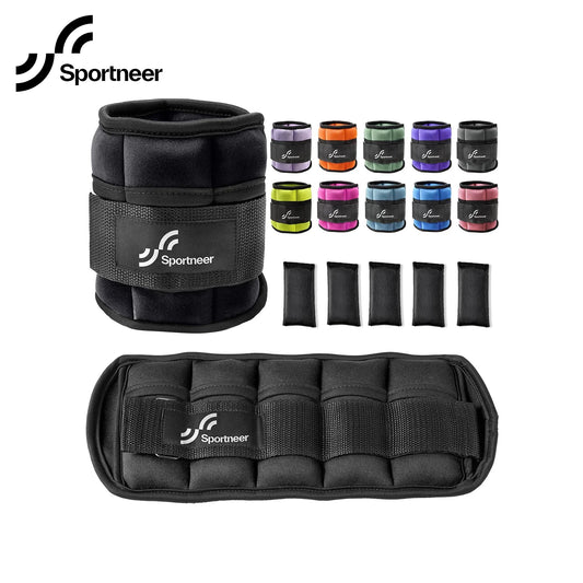 1 Pair Adjustable Weighted Ankle Straps