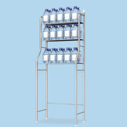 Over-the-Toilet Metal Storage Shelves with Paper Holder