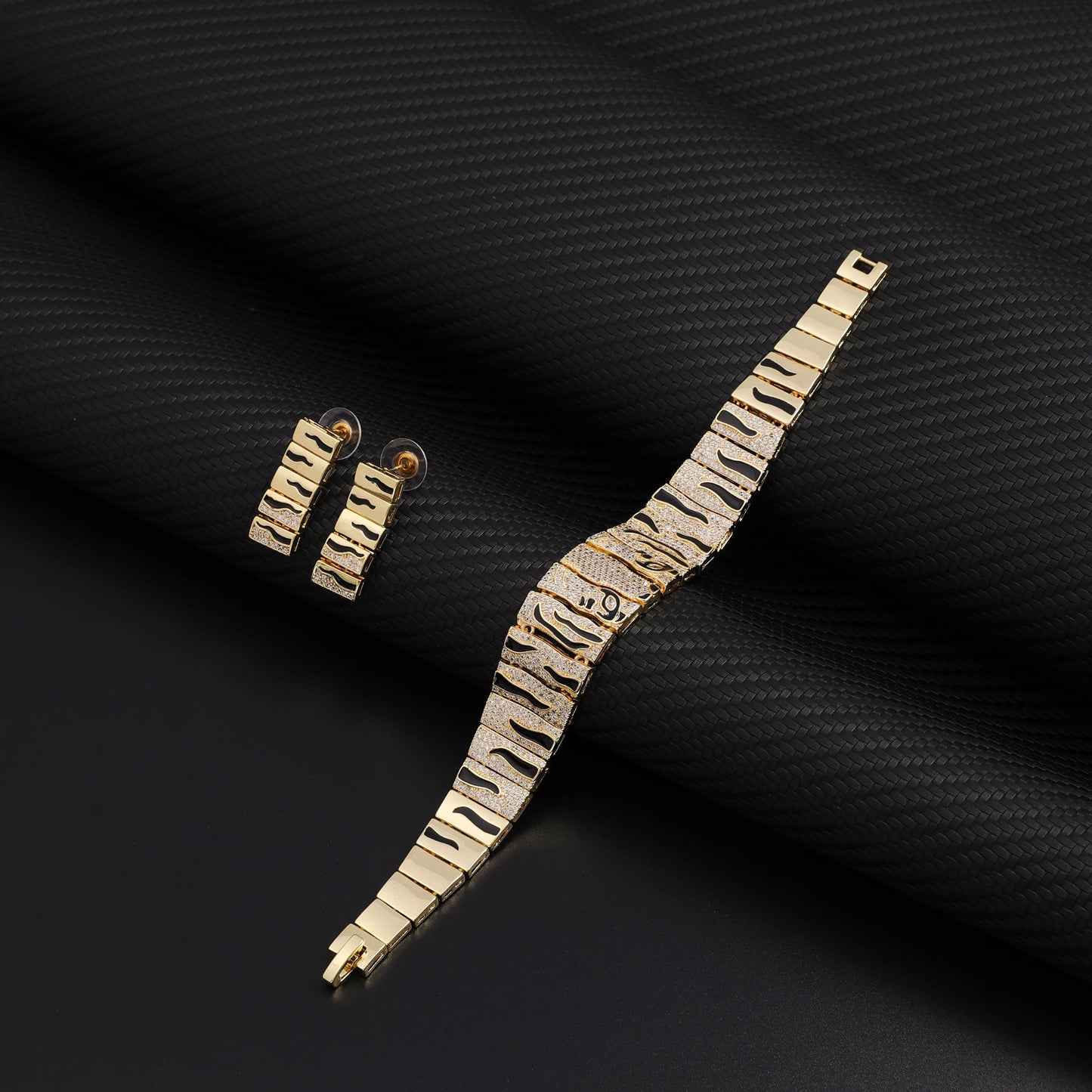 Women's Gold Electroplated 4-Piece Jewelry Set