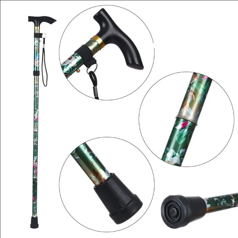 Outdoor Folding Telescopic Walking Sticks