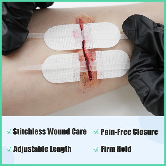 Laceration Closure Kit  with Wound Dressings for Cut Care