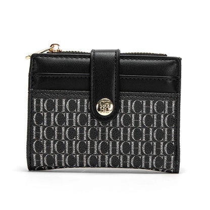 Classic Retro Men's and Women's Universal Wallet Letter Printed Portable Wallet