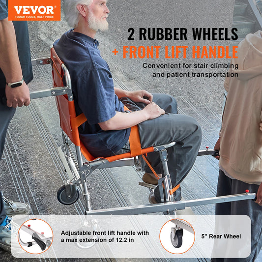350lbs Capacity EMS Foldable Lift Wheelchair