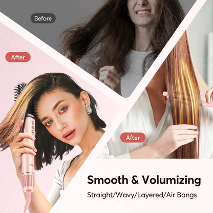 5 in 1 Multi Styling Hair Dryer, Straightener & 32mm Curling Hair Care