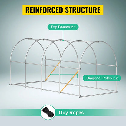 Greenhouse & 15x7x7/10x7x7/20x10x7/12x7x7 ft & Cold Frames
