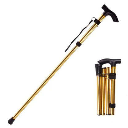 Multifunction Telescopic Foldable Walking Stick