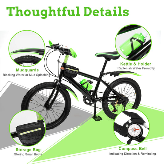 20 Inch 7 Speed Teens' Mountain Bike