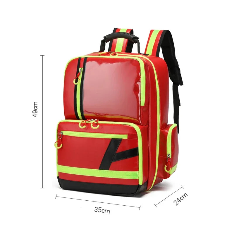 Large Capacity Outdoor Emergency Rescue First Aid Kit Backpack