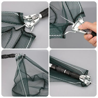 Telescopic Folding 190 cm Fishing Landing Net