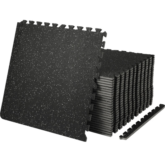 25/12/6 PCS 1/2 inch Thick Gym Floor Mats