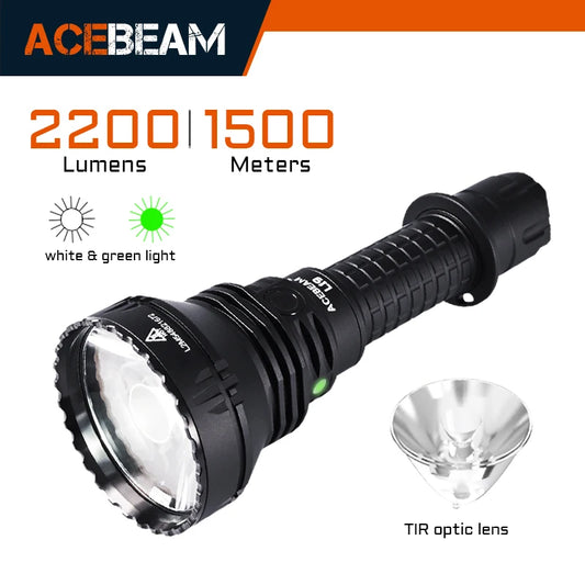 2200 Lumens Rechargeable Night Hunting Flashlight