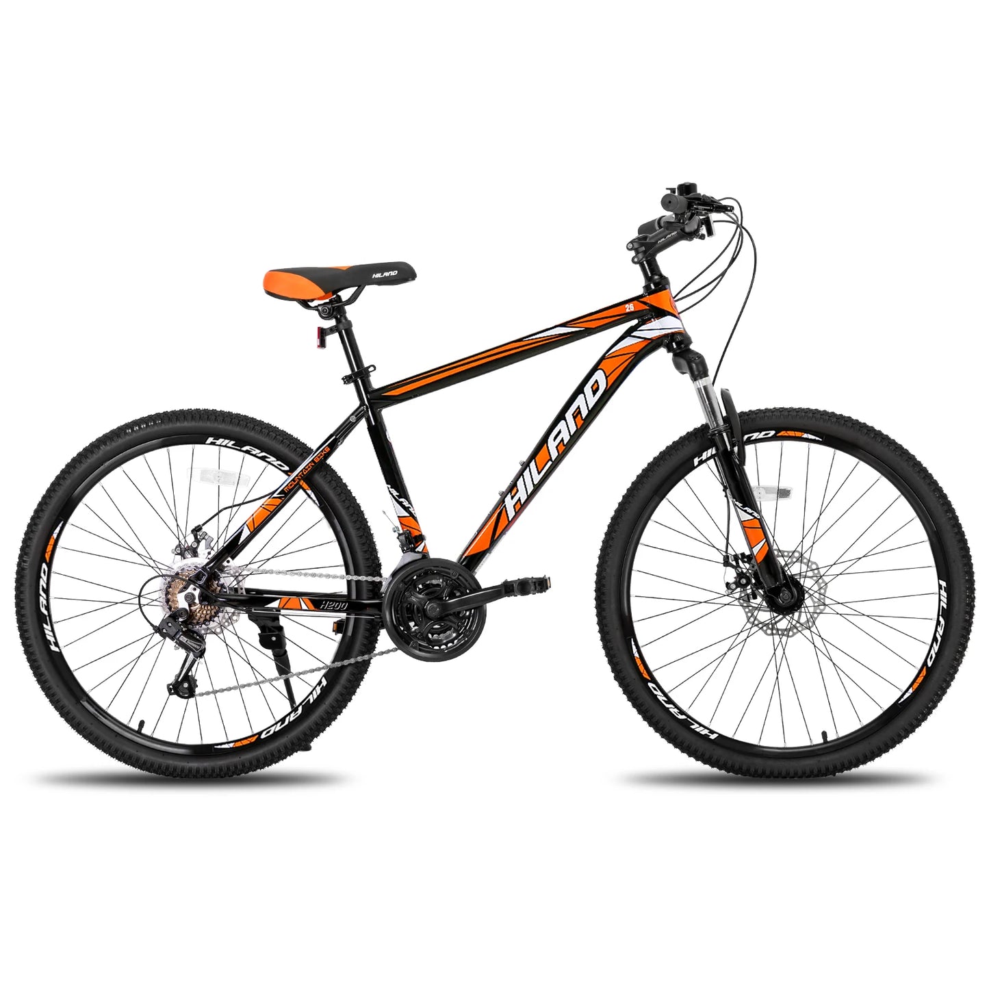 Mountain Bike, 21 Speed 26 Inch Wheels, Multi-Spokes