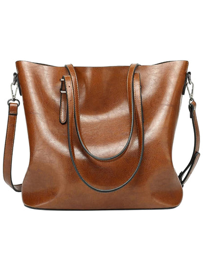 Women's Leather Purse With Handle