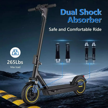 Folding Electric Scooter 22 MPH 500W 14.5AH 28 Miles