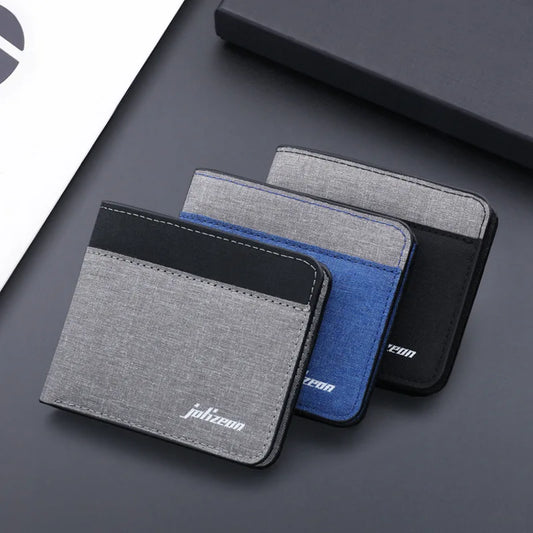 Canvas Credit Card Holder Wallet